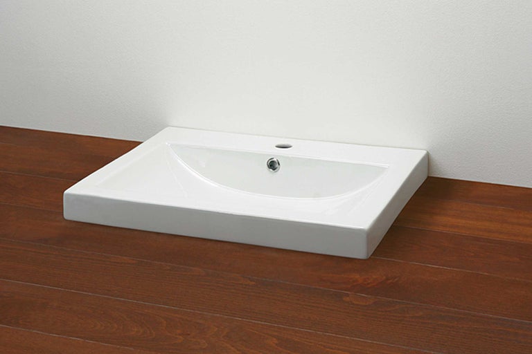 Chiuvetă ceramică dreptunghiulară pentru baie