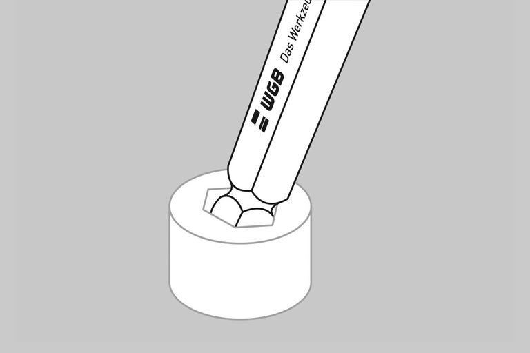 Sigla WGB cu șurub hexagonal interior