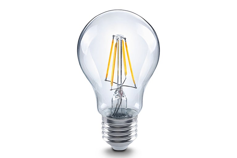 Bec LED transparent cu filament
