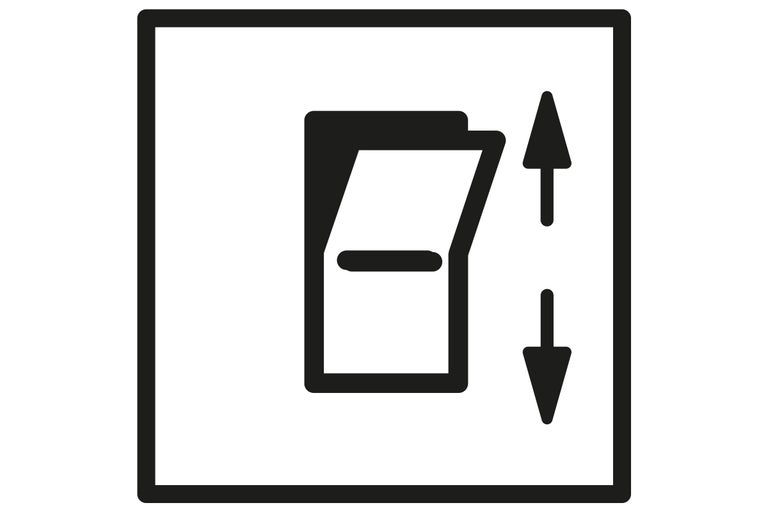 Simbol pentru controlul jaluzelelor