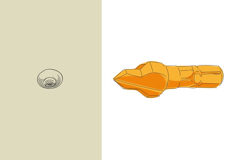 Burghiu și diblu pentru fixarea obiectelor