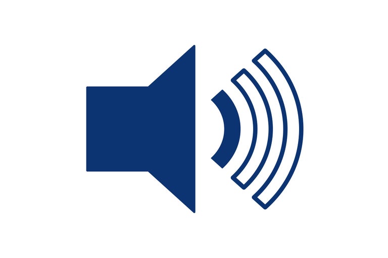 Simbol difuzor pentru controlul volumului