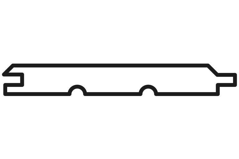 Secțiune transversală lemn profilat