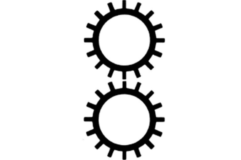 Simbol pentru angrenaj interconectat