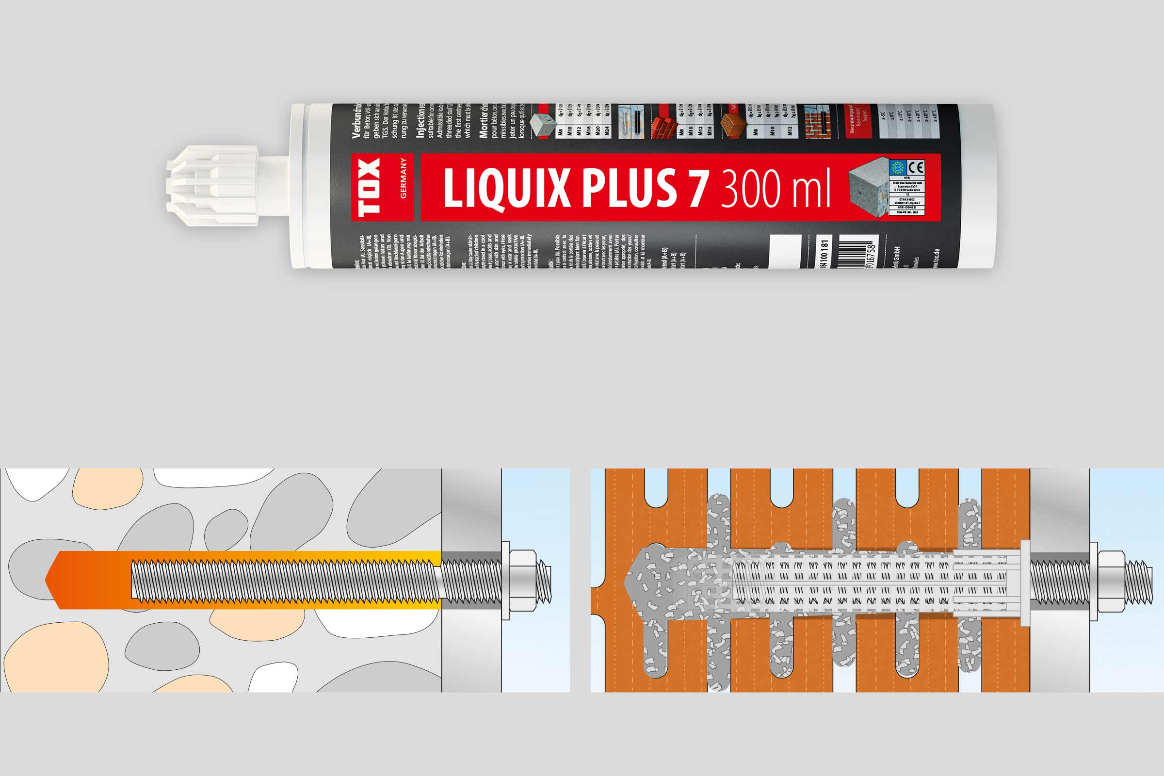 Mortar injectabil TOX Liquix Plus 7 300 mililitri