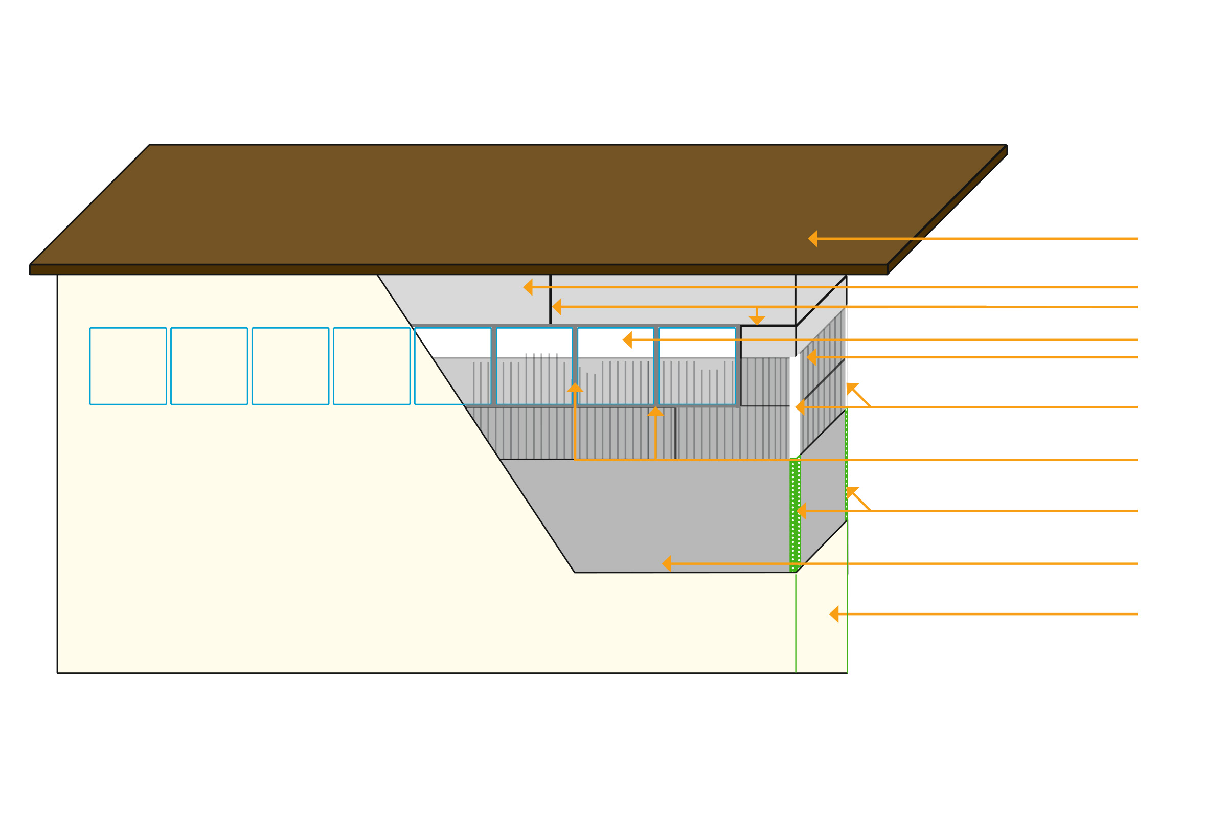 Ilustrație a unei case cu acoperiș și balcon