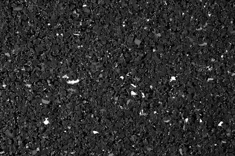 Pardoseală de protecție împotriva căderilor din granule de cauciuc neagră