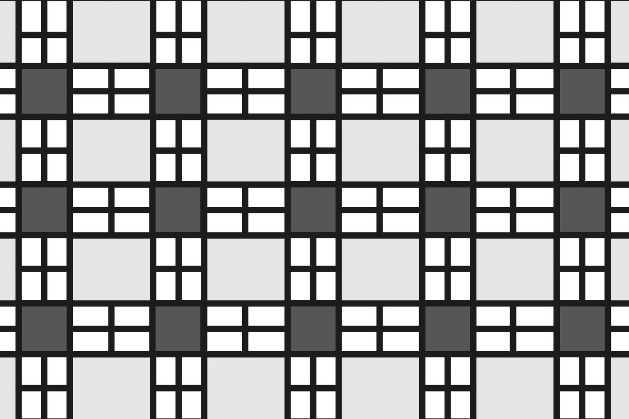 Design abstract de plăci cu pătrate și dreptunghiuri