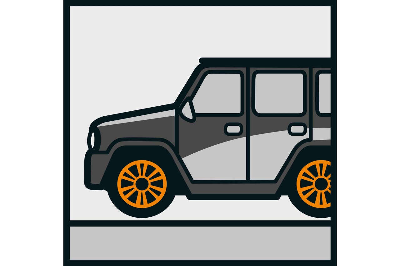 Imagine cu un vehicul de teren