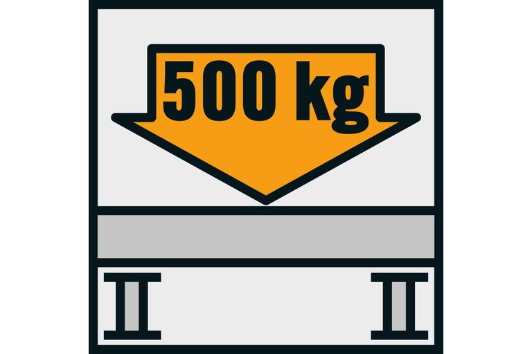 Simbol pentru sarcină admisă de până la 500 kilograme
