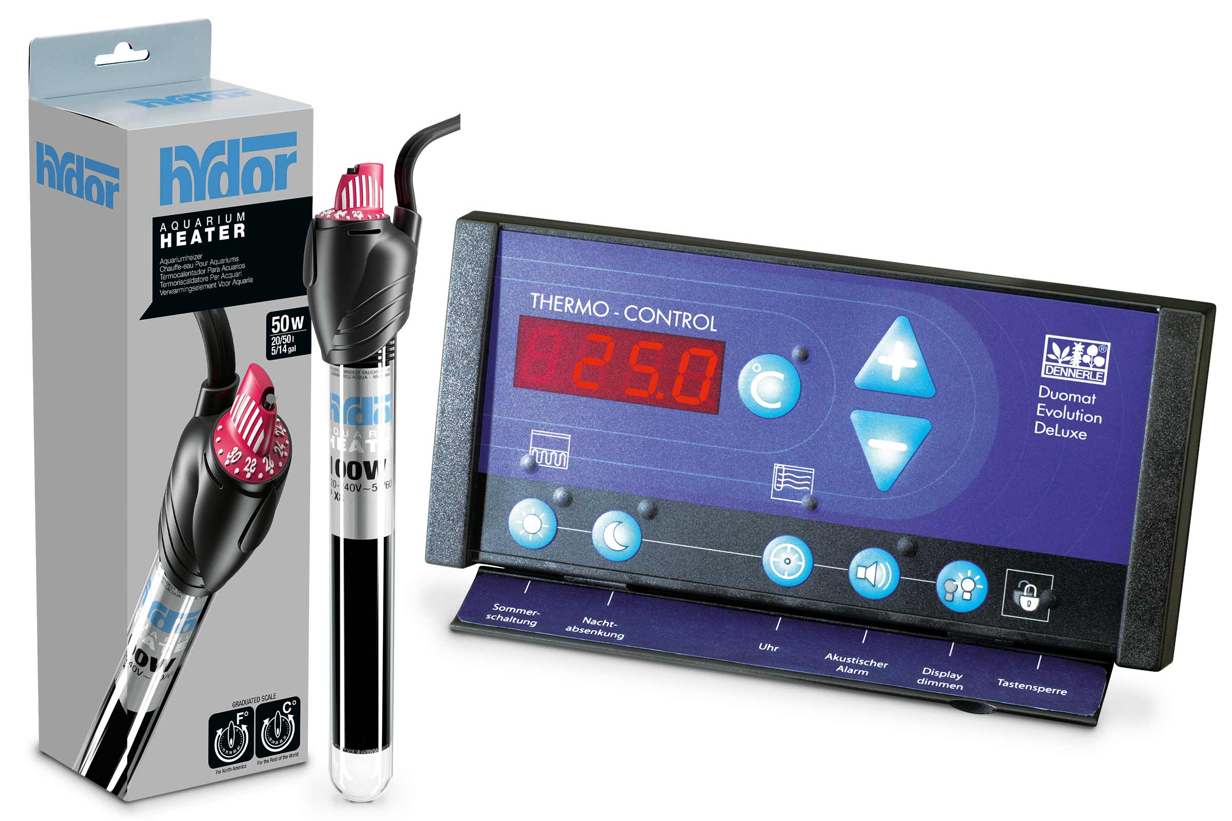 Încălzitor acvariu Hydor cu termostat Dennerle Duomat Evolution Deluxe