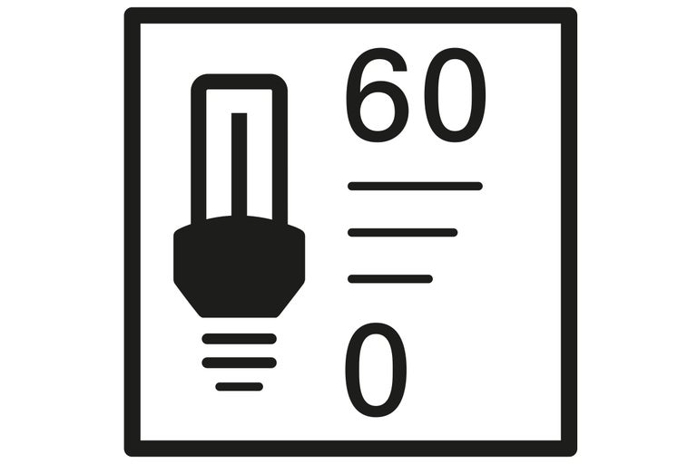 Simbol bec pentru puterea maximă în wați