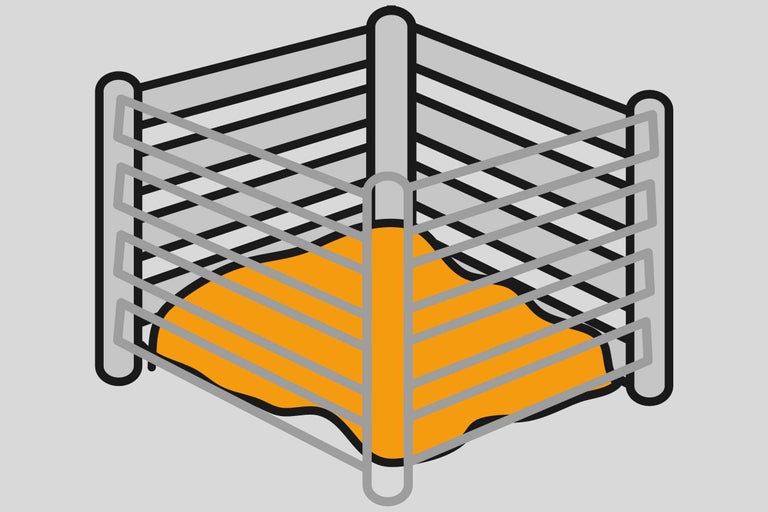 Imagine simbolică a unui sandbox umplut cu nisip