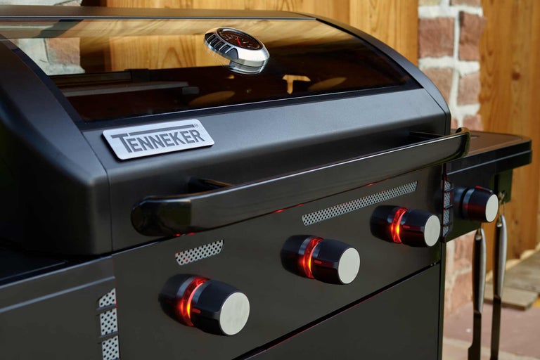 Grătar Tenneker cu afișaj de temperatură și butoane de control