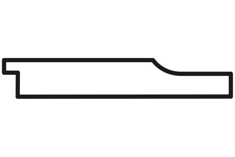 Secțiune transversală profil decorativ