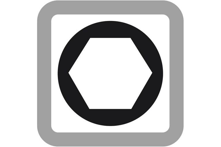 Simbol pentru hexagon interior
