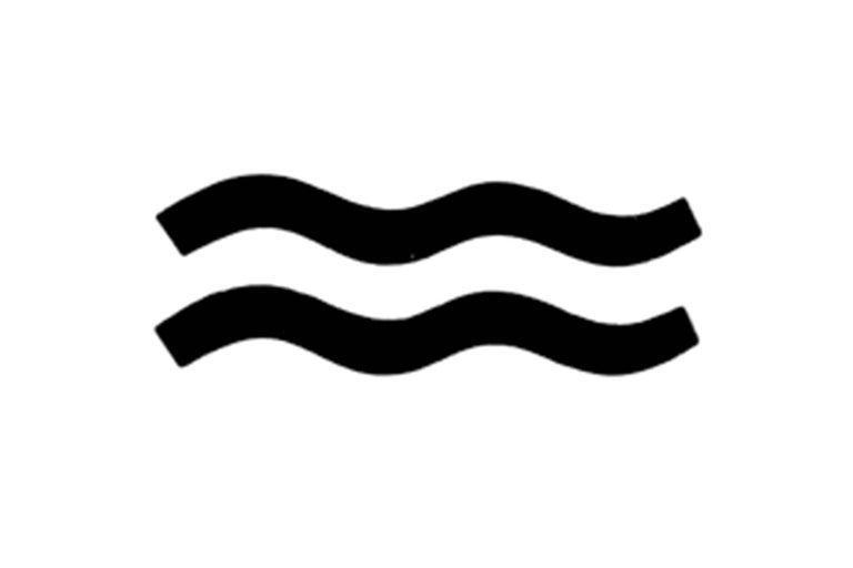 Simbol adecvat pentru apă potabilă