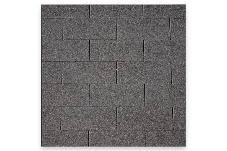 Prim-plan cu șindrile de acoperiș dreptunghiulare