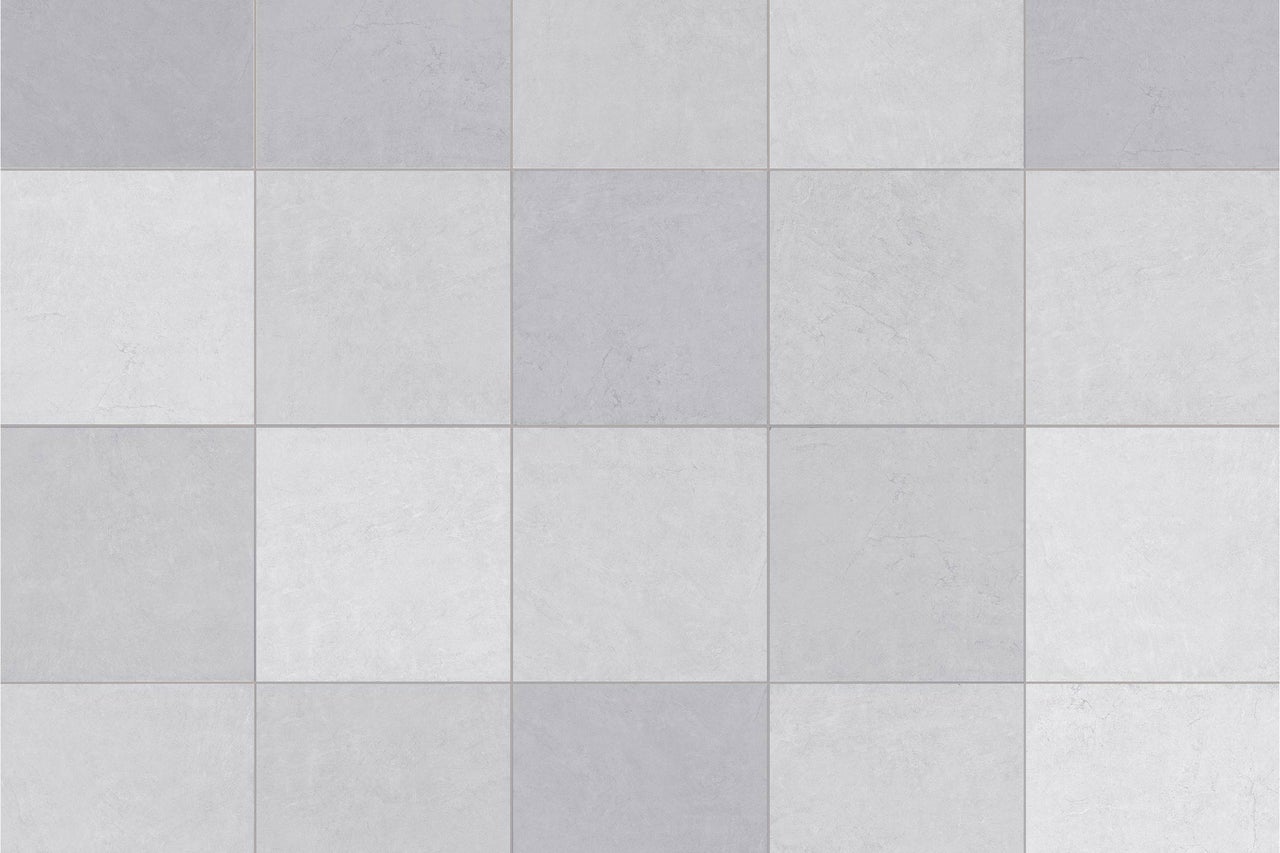 Placi de gresie patrate cu o structura uniforma a suprafetei cu aspect de piatra