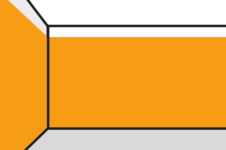 Ilustrație cu colțul unei camere