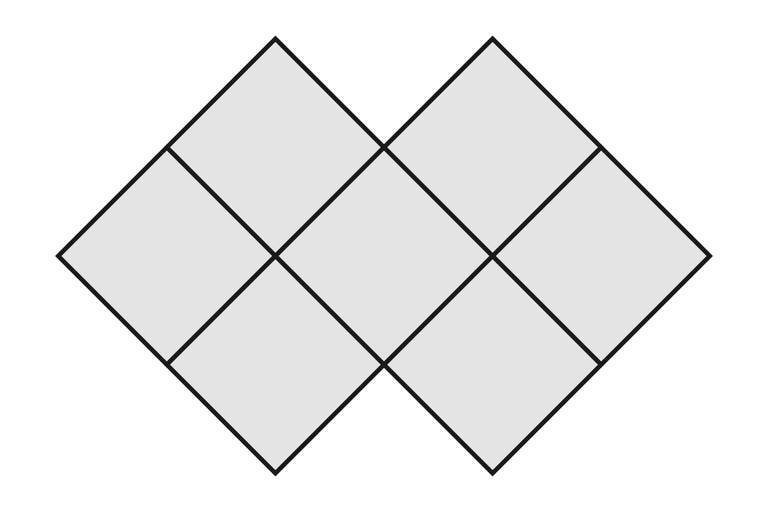 Model grafic din pătrate