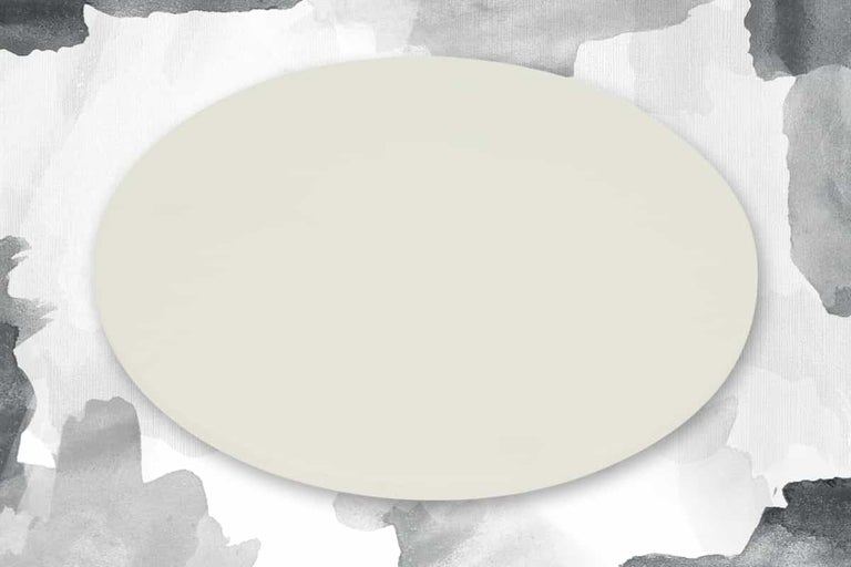 Element decorativ oval pe fundal abstract