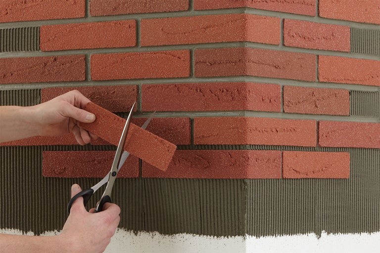 Aplicarea cărămizilor decorative minerale
