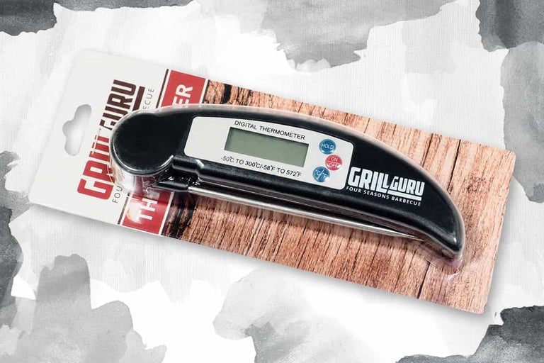 Termometru digital pentru grătar Grill Guru pe ambalaj