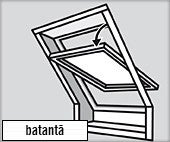 Simbol pentru fereastră basculantă