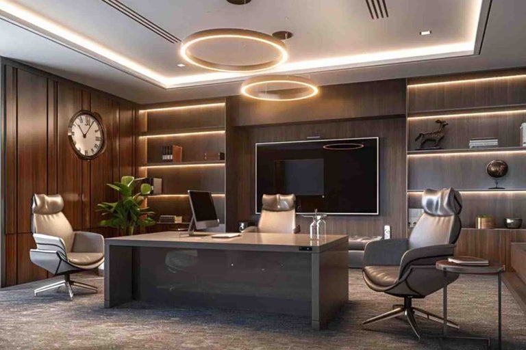Iluminatul biroului - cum alegeți lămpi LED și plafoniere perfecte pentru spațiul dumneavoastră?
