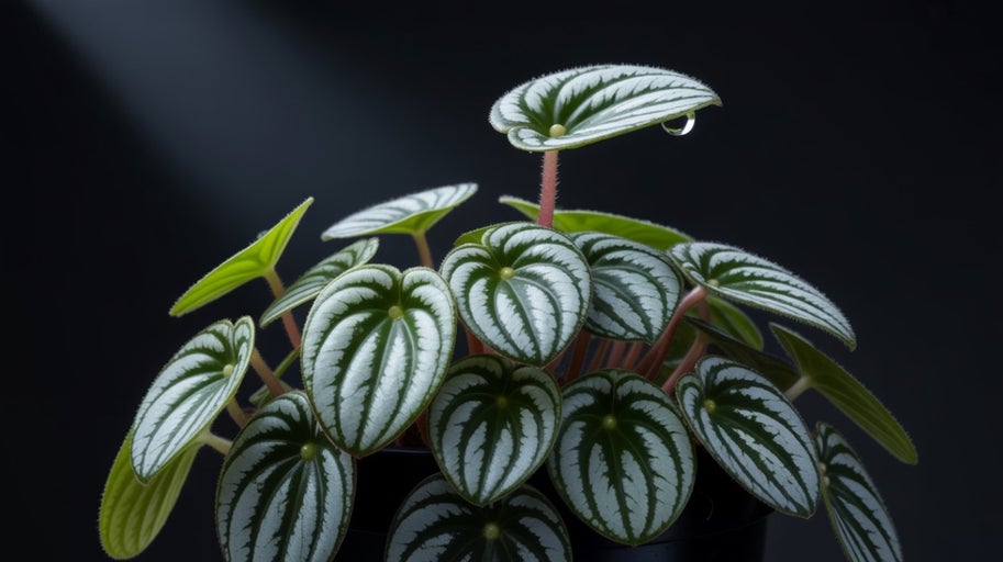 Plantă de interior Peperomia cu frunze dungate