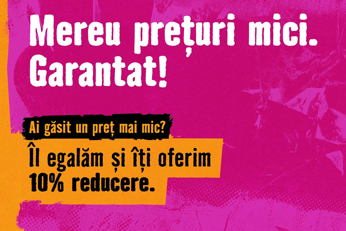 Promoție: Prețuri mici garantate și reducere de 10 procente