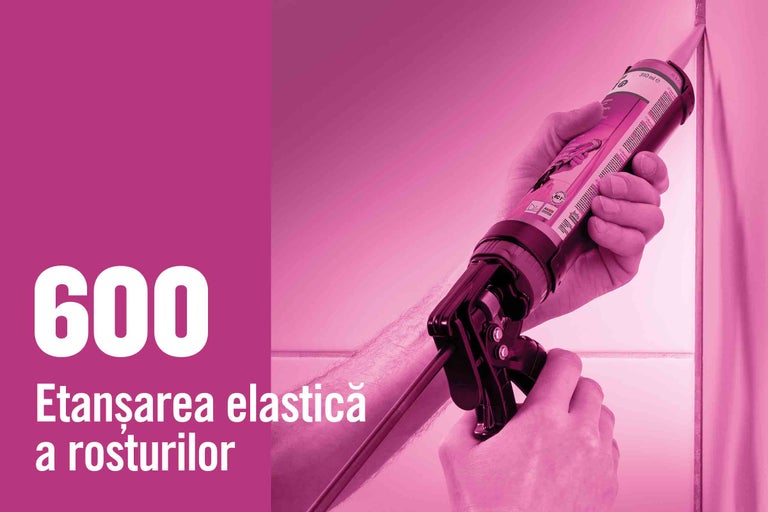 Aplicare etanșant de rosturi cu pistol de cartuș pe plăci