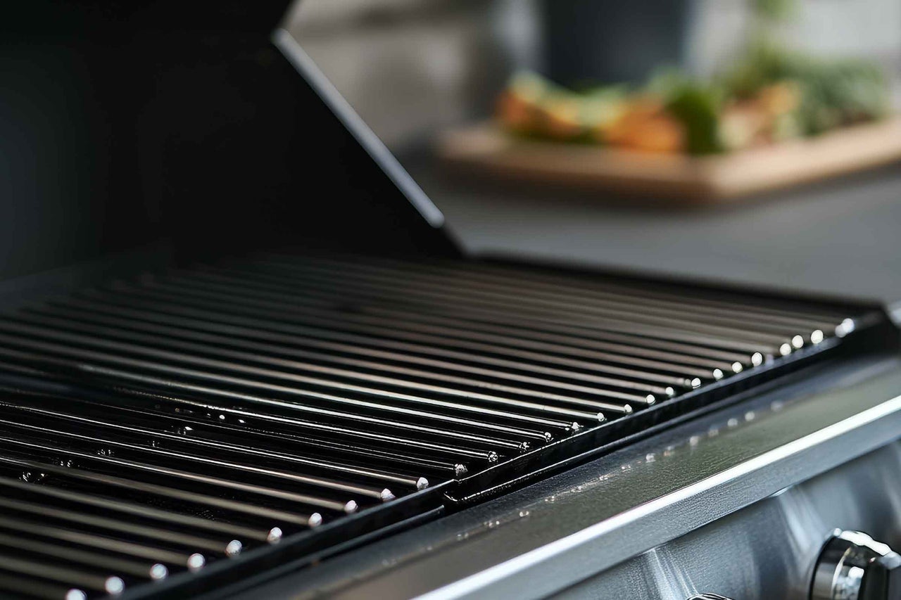 Grătar de grătar cu gaz