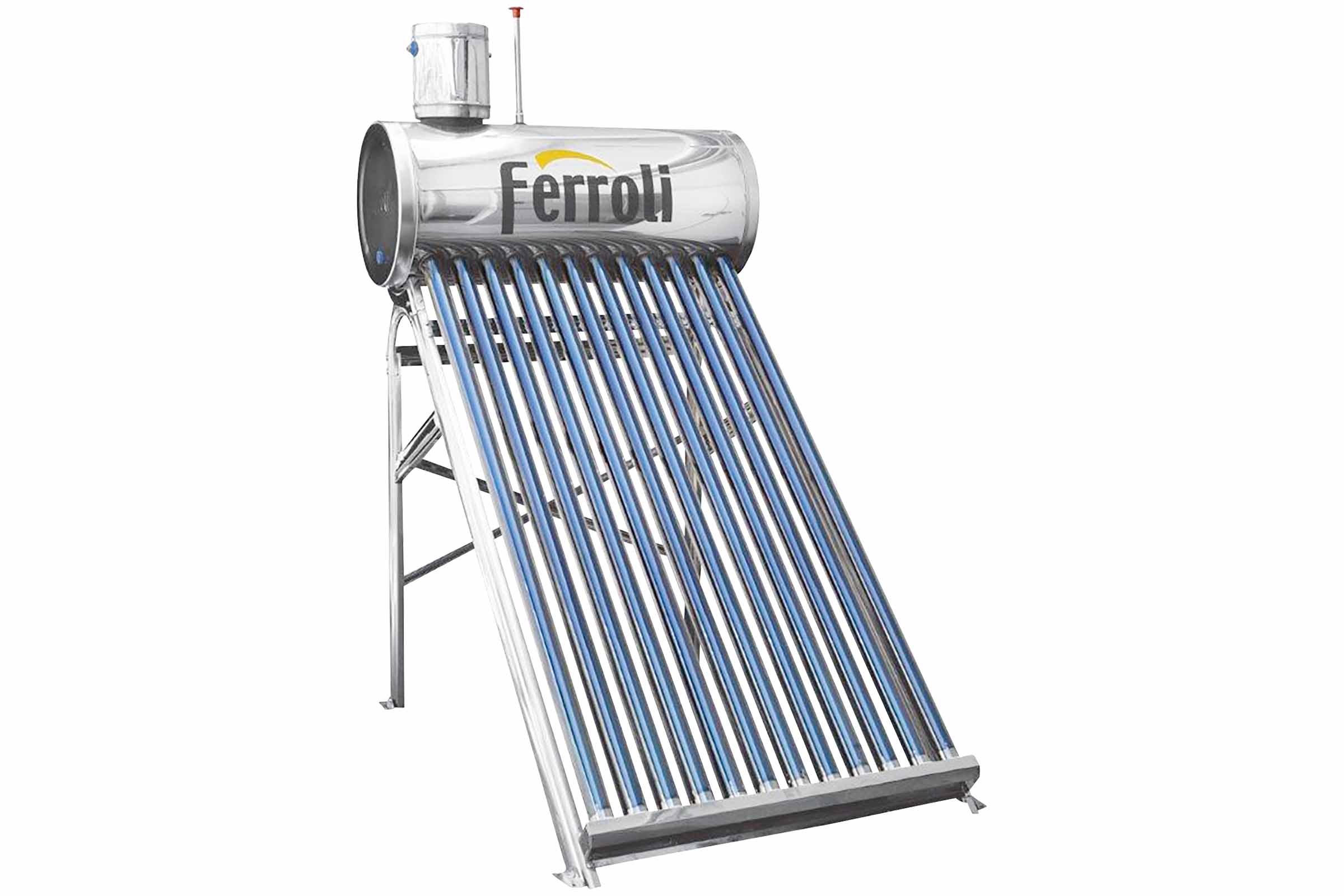 Logo Ferroli sistem solar termic cu colectori cu tuburi vidate