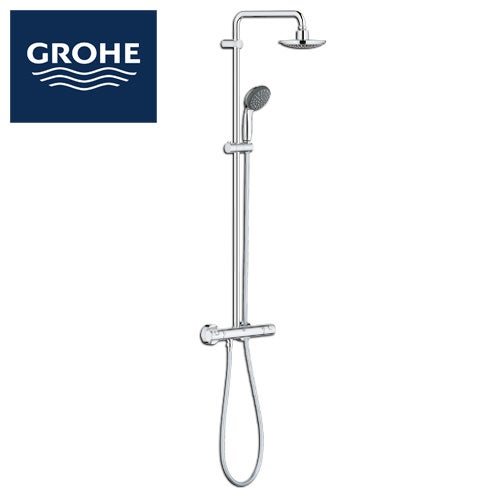 Sistem de duș Grohe cu duș fix și duș de mână