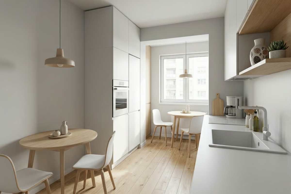 Amenajarea unei bucătării mici pătrate: Idei de design și soluții practice pentru spațiul dumneavoastră modern și bine organizat