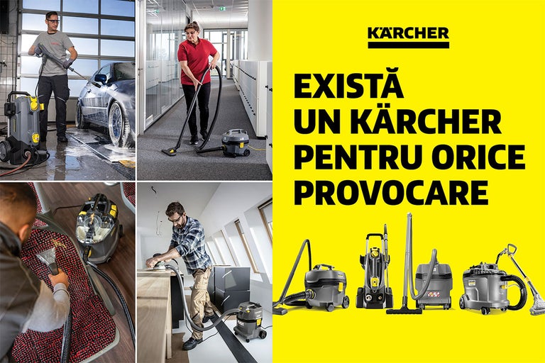 Demonstrații Kärcher Professional în magazinele fizice HORNBACH