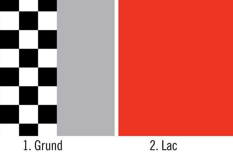 Reprezentare grund și lac