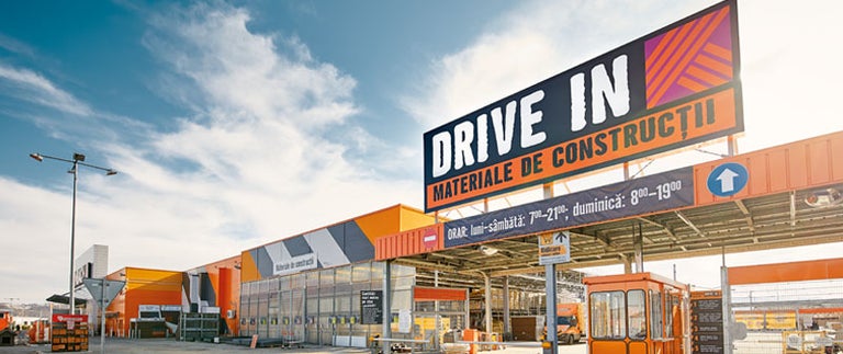 Hornbach Drive-In pentru materiale de construcții