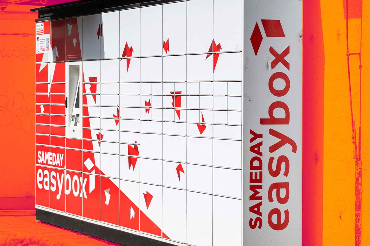 Easybox Sameday pentru ridicarea comenzilor online.
