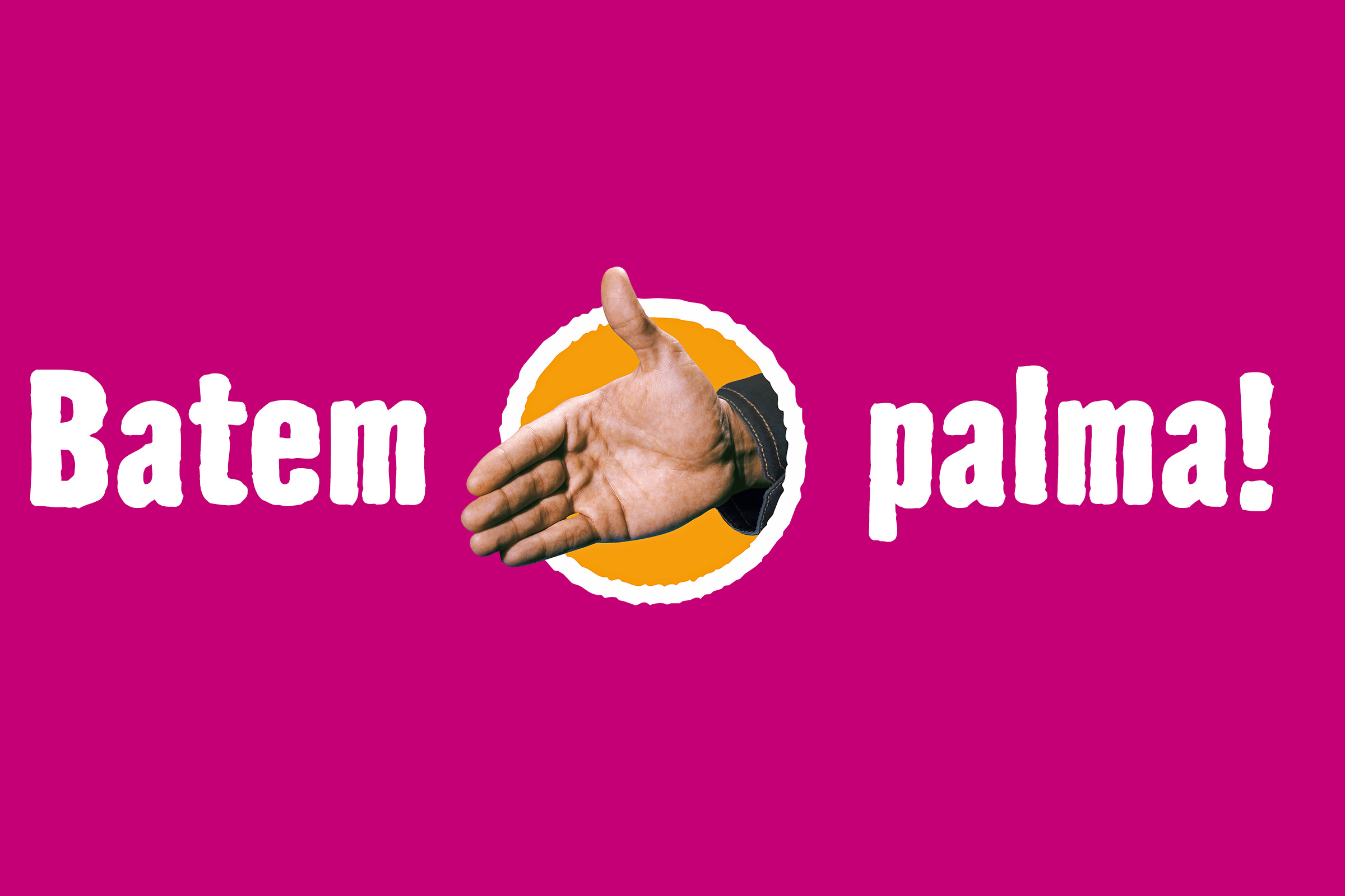 Text Batem palma cu mână
