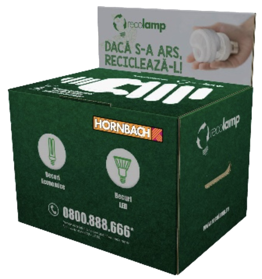 Container de reciclare pentru lămpi de la Hornbach