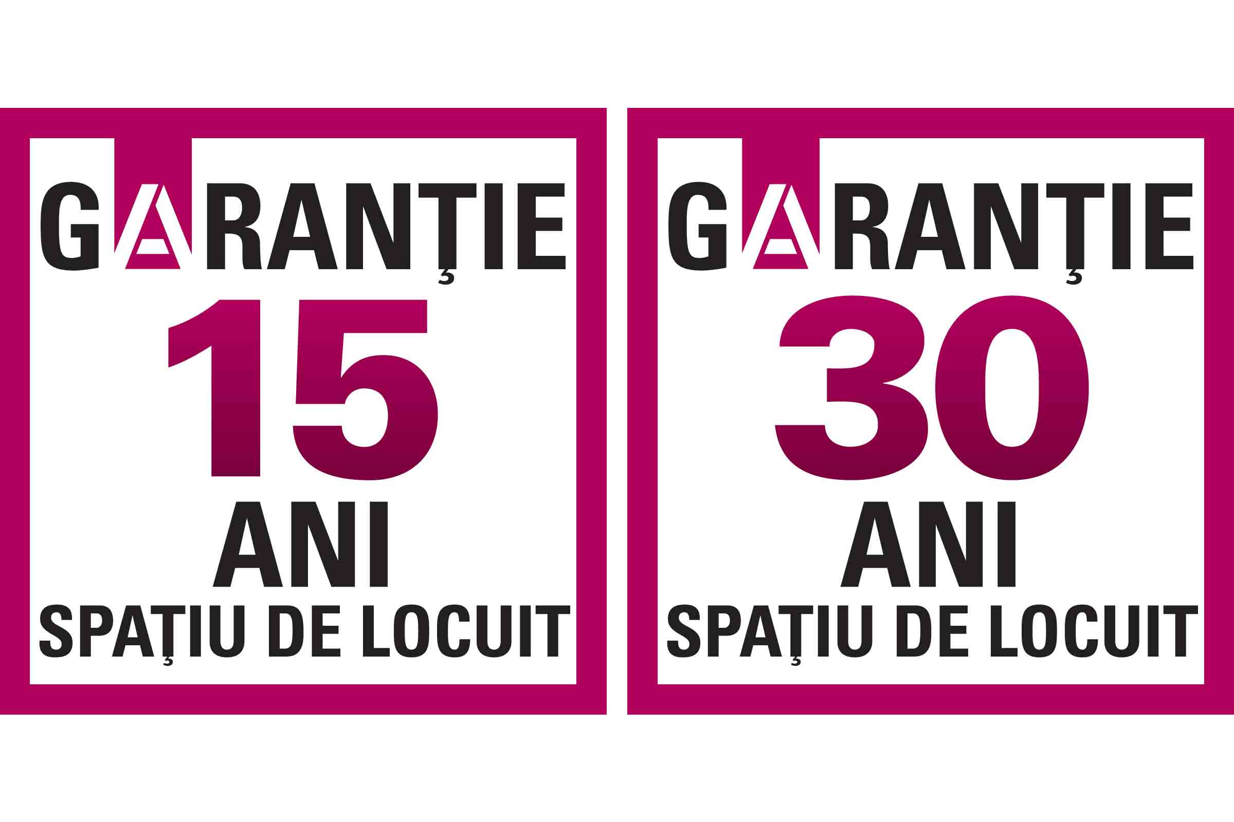 Sigiliu de garanție pentru garanție de 15 și 30 de ani