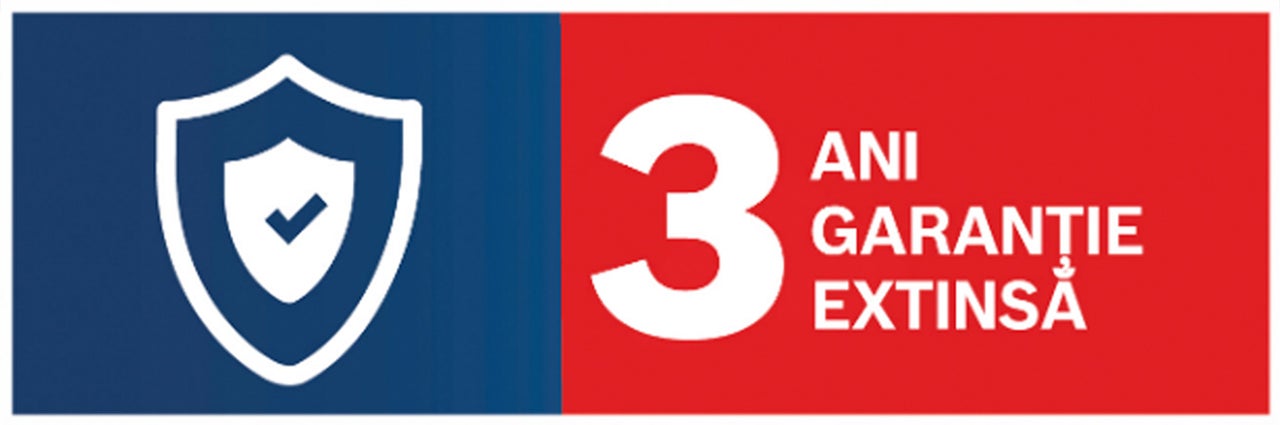 Trei ani garanție extinsă