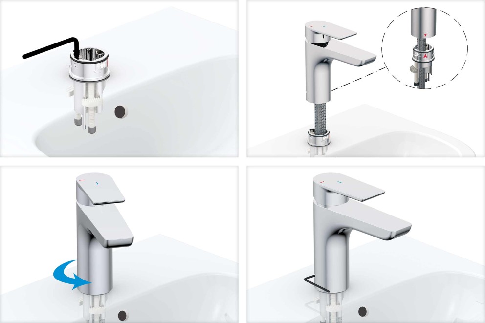 AVITAL Top Mount instalare AVITAL Top Mount instalare