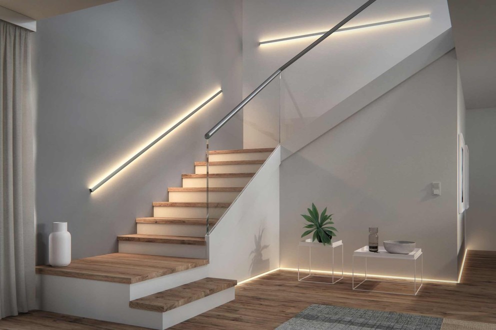 Iluminarea scarilor cu benzi LED Iluminarea scarilor cu benzi LED