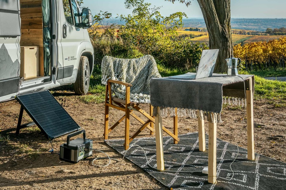 Construiți propria masă de camping