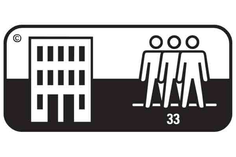 Simbol pardoseala clasa 33 Simbol pardoseala clasa 33