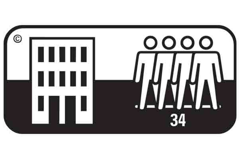 Simbol pardoseala clasa 34 Simbol pardoseala clasa 34
